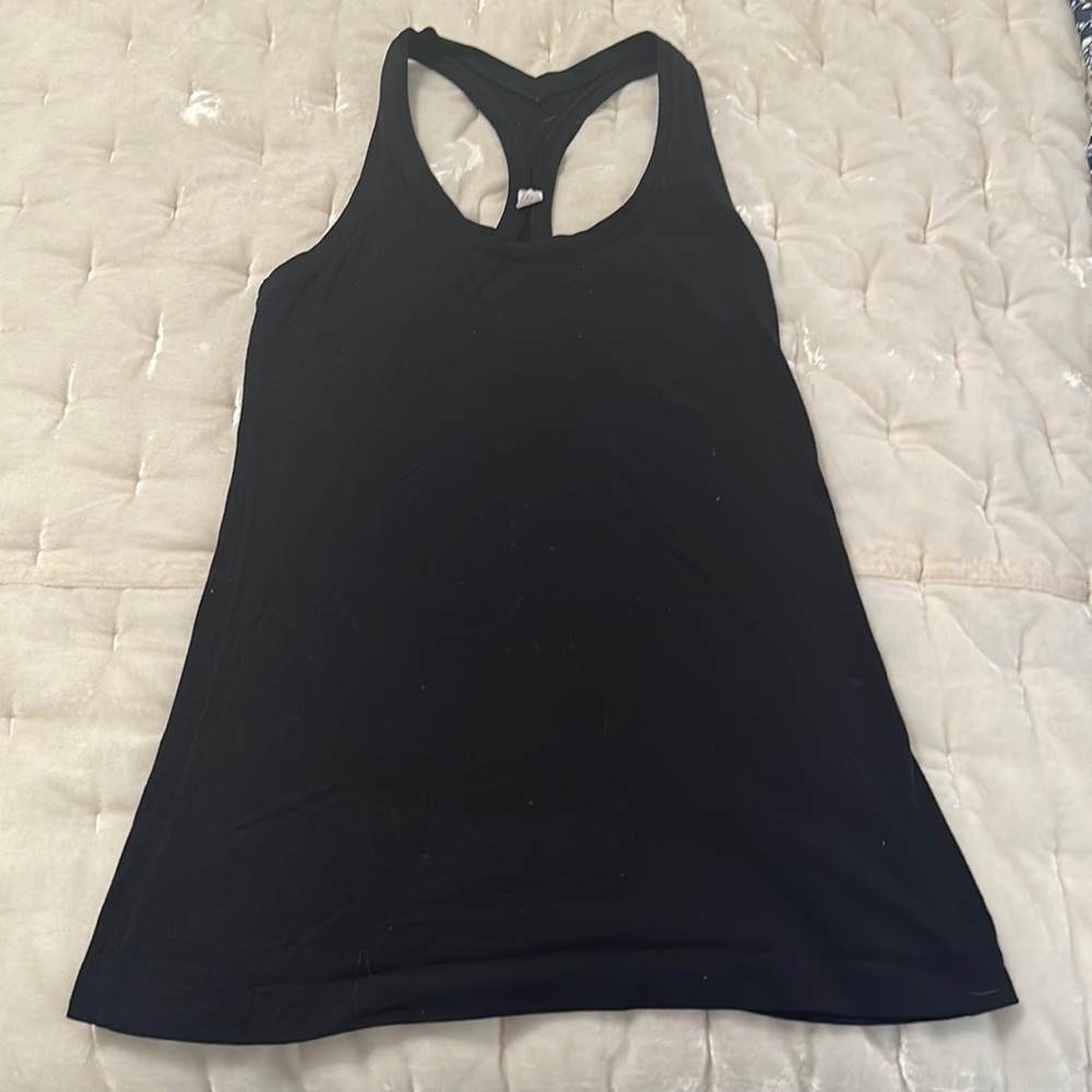 Lululemon Cool Run Racerback. Size 6. Black